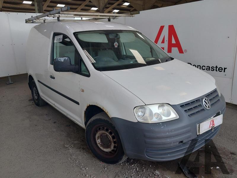 2009 VOLKSWAGEN CADDY C20 SDI 1968cc TURBO DIESEL MANUAL 5 DOOR PANEL VAN