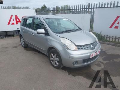Image of 2008 NISSAN NOTE ACENTA 1386cc PETROL MANUAL 5 Speed 5 DOOR MPV
