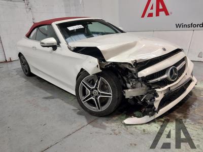 Image of 2019 MERCEDES C-CLASS C 200 AMG LINE PREMIUM PLUS 1497cc TURBO PETROL AUTOMATIC 2 DOOR CONVERTIBLE