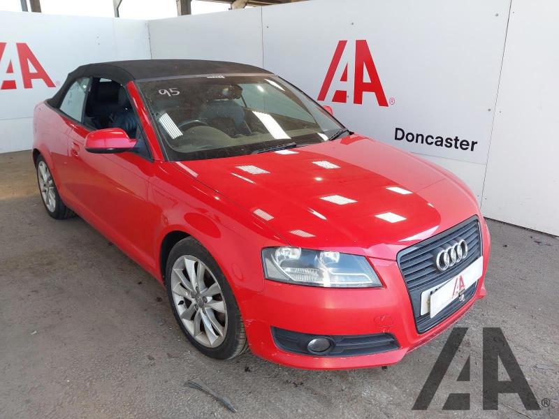 2012 AUDI A3 TDI SPORT 1968cc TURBO DIESEL MANUAL 6 Speed 2 DOOR CONVERTIBLE