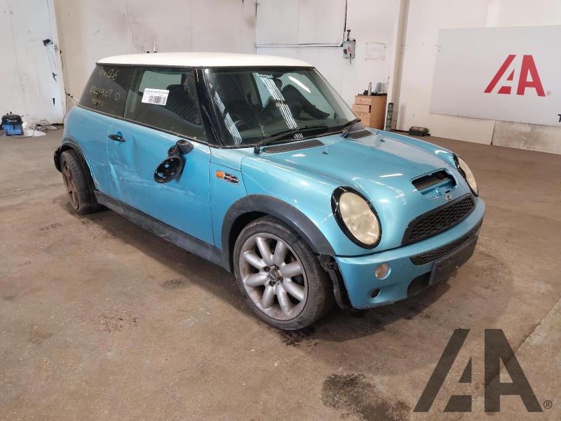 2003 MINI HATCH COOPER S 1598cc SUPER PETROL MANUAL 6 Speed 3 DOOR HATCHBACK