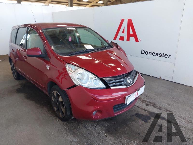 2013 NISSAN NOTE N-TEC PLUS 1386cc PETROL MANUAL 5 Speed 5 DOOR MPV