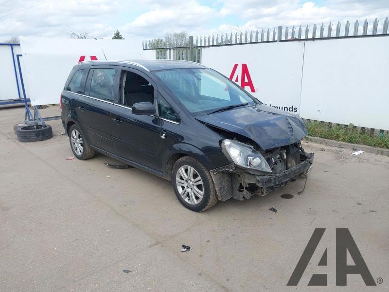 2012 VAUXHALL ZAFIRA DESIGN NAV CDTI ECOFLEX 1686cc TURBO DIESEL MANUAL 6 Speed 5 DOOR MPV