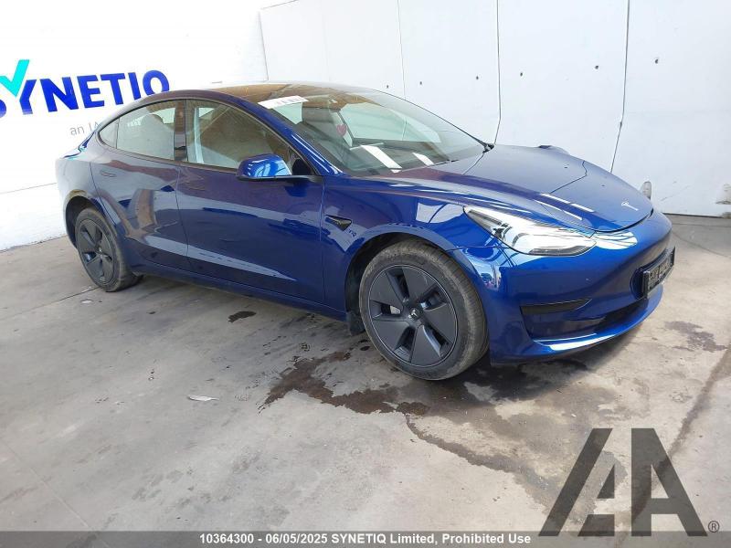 2022 TESLA MODEL 3 ELECTRIC DIRECT DRIVE 4 DOOR SALOON