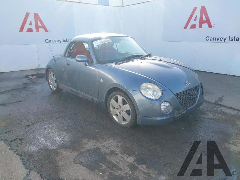 2008 DAIHATSU COPEN ROADSTER 1298cc PETROL MANUAL 5 Speed 2 DOOR CONVERTIBLE
