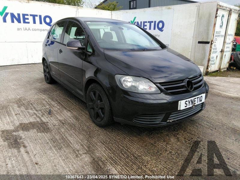 2009 VOLKSWAGEN GOLF PLUS SE TDI 1896cc TURBO DIESEL MANUAL 5 Speed 5 DOOR HATCHBACK