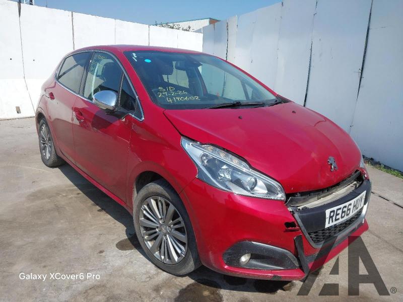 2016 PEUGEOT 208 BLUE HDIURE 1560cc TURBO DIESEL MANUAL 5 DOOR HATCHBACK