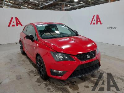 Image of 2015 SEAT IBIZA TSI FR BLACK 1197cc TURBO PETROL MANUAL 5 Speed 3 DOOR HATCHBACK