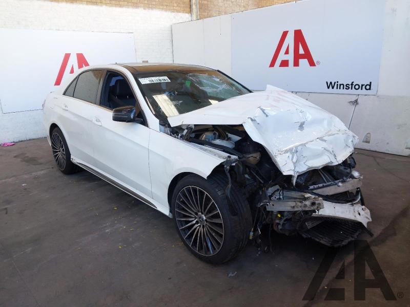 2014 MERCEDES E-CLASS E220 CDI AMG SPORT 2143cc TURBO DIESEL AUTOMATIC 4 DOOR SALOON