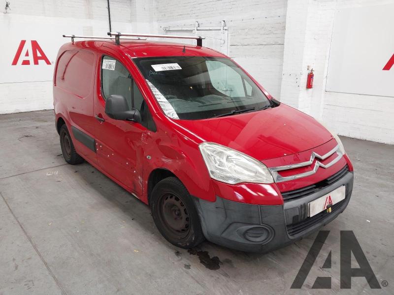 2011 CITROEN BERLINGO 625 ENTERPRISE L1 HDI 1560cc TURBO DIESEL MANUAL 5 Speed PANEL VAN