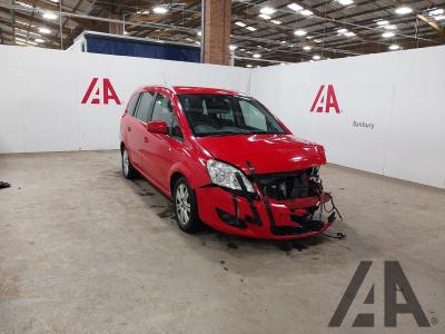 Image of 2012 VAUXHALL ZAFIRA DESIGN CDTI ECOFLEX 1686cc TURBO DIESEL MANUAL 5 DOOR MPV