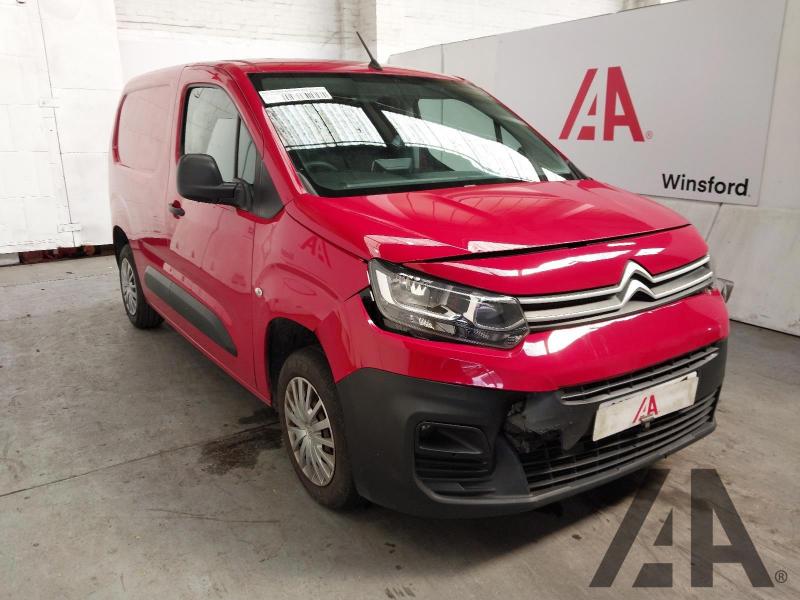 2021 CITROEN BERLINGO 650 ENTERPRISE M BLUEHDI 1499cc TURBO DIESEL MANUAL 3 DOOR PANEL VAN