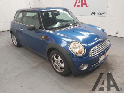 Image of 2009 MINI HATCH ONE 1397cc PETROL MANUAL 6 Speed 3 DOOR HATCHBACK