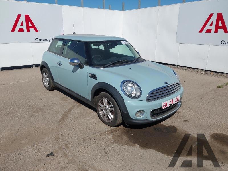 2013 MINI HATCH ONE 1598cc PETROL MANUAL 6 Speed 3 DOOR HATCHBACK
