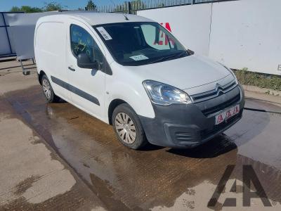 Image of 2015 CITROEN BERLINGO 625 LX L1 BLUEHDI S/S 1560cc TURBO DIESEL MANUAL 5 Speed PANEL VAN