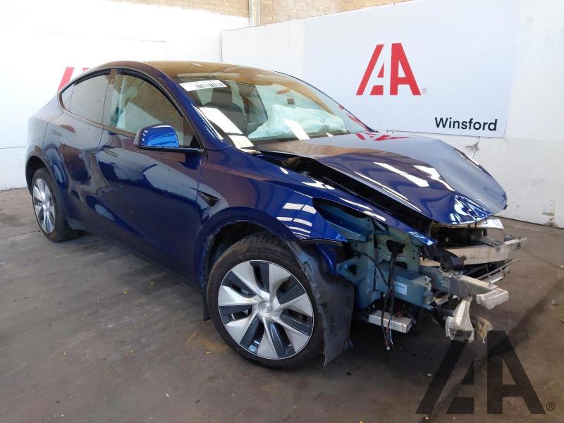 2022 TESLA MODEL Y LONG RANGE AWD ELECTRIC DIRECT DRIVE 5 DOOR MPV