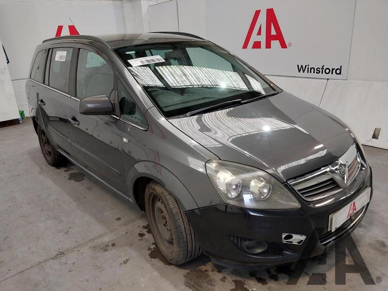 2010 VAUXHALL ZAFIRA EXCLUSIV CDTI 1910cc TURBO DIESEL MANUAL 6 Speed 5 DOOR MPV