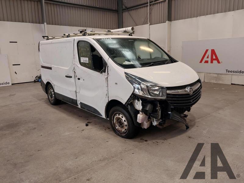 2018 VAUXHALL VIVARO L1H1 2900 CDTI S/S 1598cc TURBO DIESEL MANUAL 6 Speed PANEL VAN