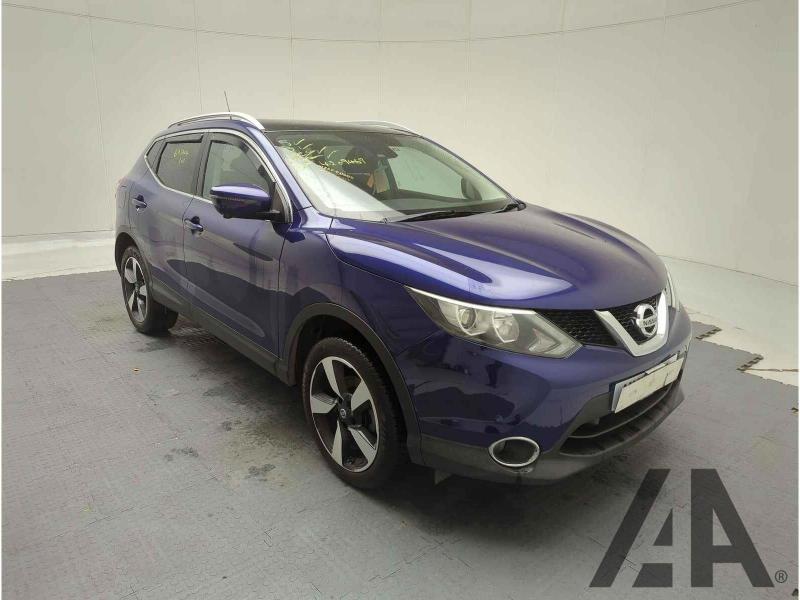 2017 NISSAN QASHQAI N-CONNECTA DCI XTRONIC 1598cc TURBO DIESEL CVT 1 Speed 5 DOOR HATCHBACK