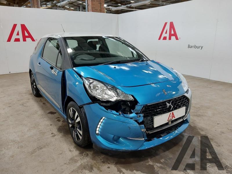 2016 DS 3 PURETECH CHIC 1199cc PETROL MANUAL 3 DOOR HATCHBACK