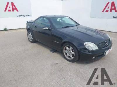 Image of 2002 MERCEDES SLK SLK230 KOMPRESSOR 2295cc SUPER PETROL AUTOMATIC 5 Speed 2 DOOR CONVERTIBLE