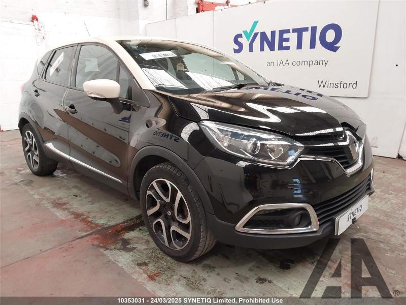 2015 RENAULT CAPTUR DYNAMIQUE S MEDIANAV ENERGY DC 1461cc TURBO DIESEL MANUAL 5 Speed 5 DOOR HATCHBACK