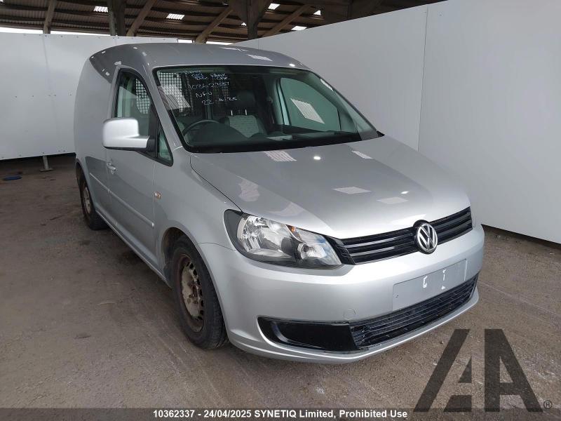 2012 VOLKSWAGEN CADDY C20 TDI TRENDLINE BMT 1598cc TURBO DIESEL MANUAL 5 Speed PANEL VAN