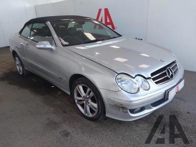 2008 MERCEDES CLK CLK200 KOMPRESSOR AVANTGARDE 1796cc SUPER PETROL AUTOMATIC 6 Speed 2 DOOR CONVERTIBLE