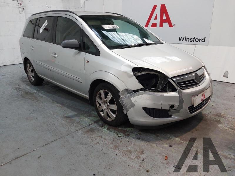 2013 VAUXHALL ZAFIRA EXCLUSIV 1598cc PETROL MANUAL 5 DOOR MPV