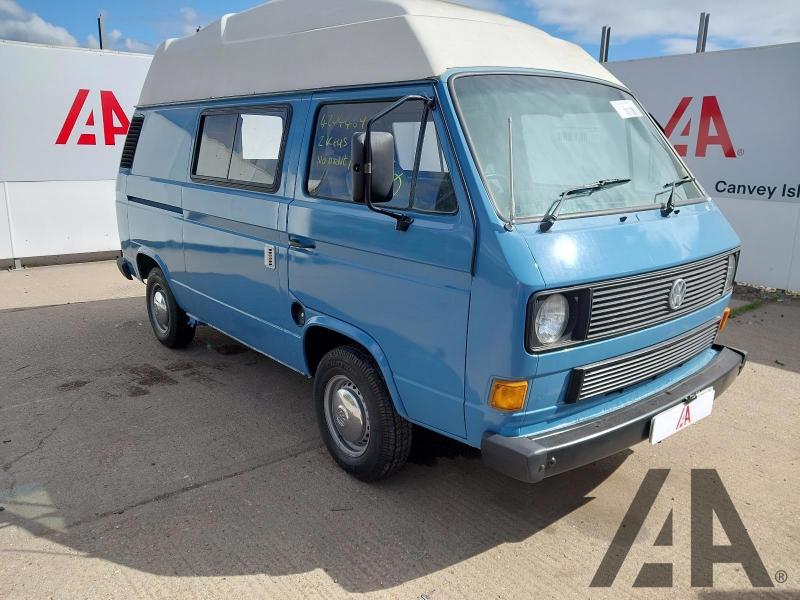 1989 VOLKSWAGEN TRANSPORTER CARAVAN 1913cc PETROL MANUAL 2 DOOR MOTORHOME 2 DOOR