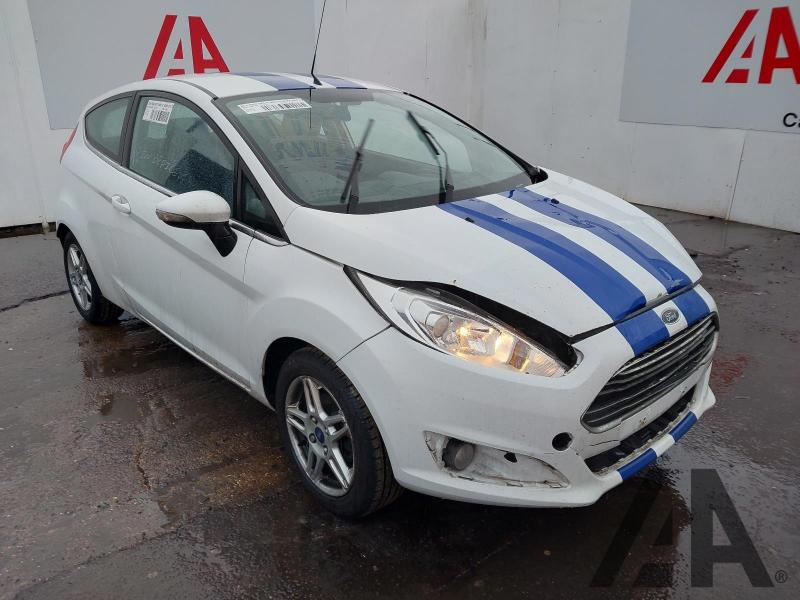 2014 FORD FIESTA ZETEC 1242cc PETROL MANUAL 5 Speed 3 DOOR HATCHBACK