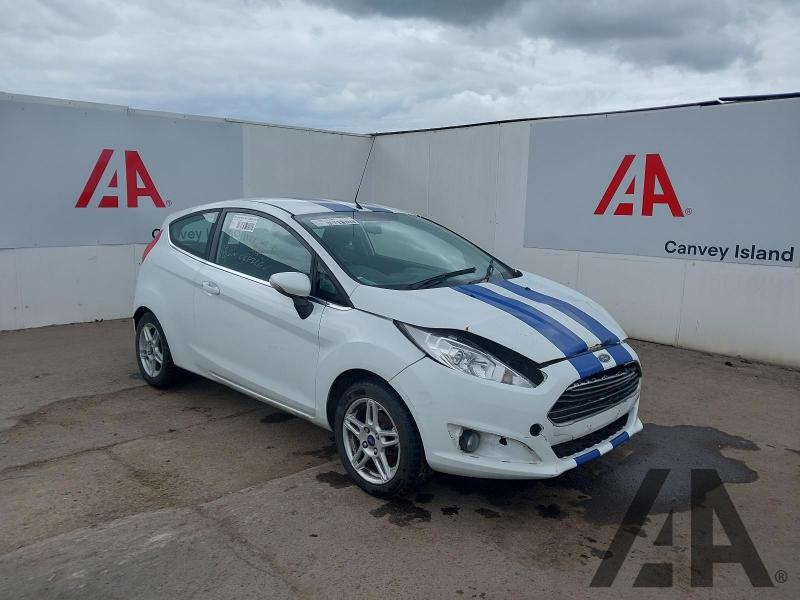 2014 FORD FIESTA ZETEC 1242cc PETROL MANUAL 5 Speed 3 DOOR HATCHBACK