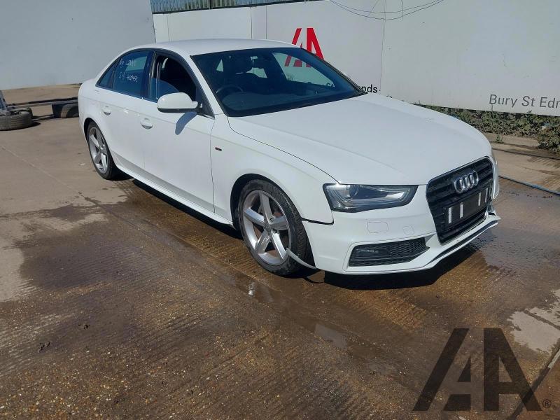 2012 AUDI A4 TDI S LINE 1968cc TURBO DIESEL MANUAL 6 Speed 4 DOOR SALOON