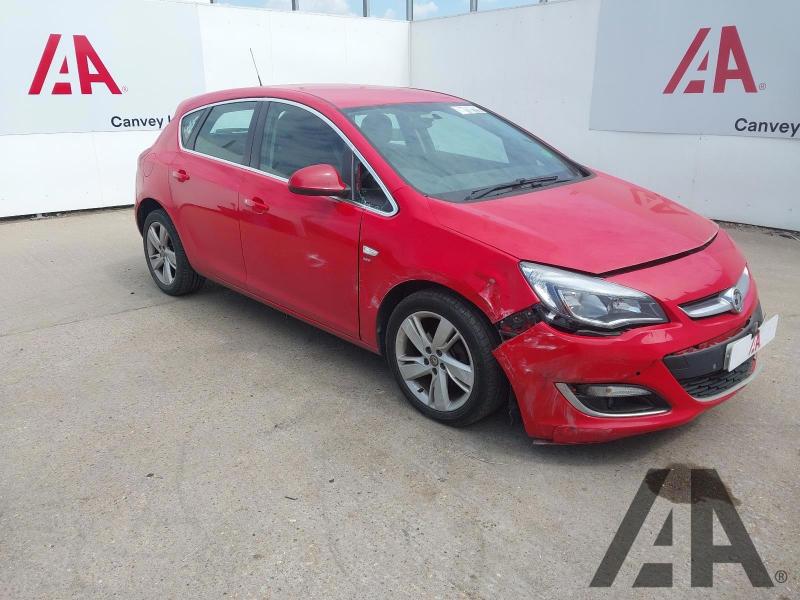 2014 VAUXHALL ASTRA SRI 1598cc PETROL AUTOMATIC 6 Speed 5 DOOR HATCHBACK