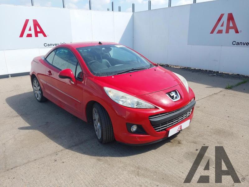 2011 PEUGEOT 207 CC GT 1598cc PETROL AUTOMATIC 4 Speed 2 DOOR CONVERTIBLE