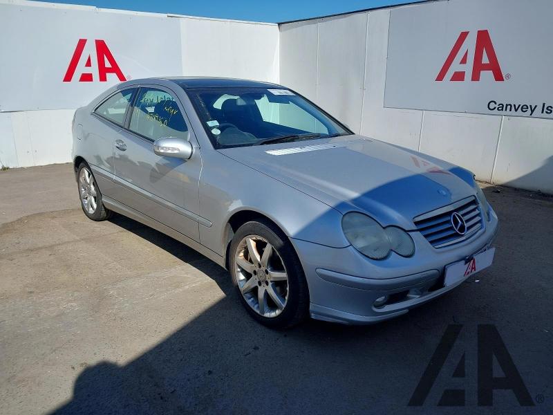 2003 MERCEDES C-CLASS C180 KOMPRESSOR SE 1796cc SUPER PETROL MANUAL 3 DOOR COUPE