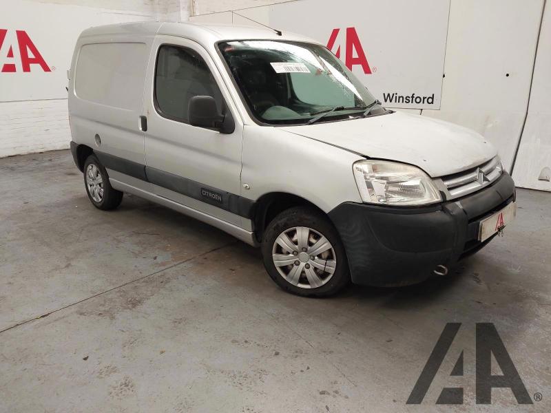 2007 CITROEN BERLINGO 600 ENTERPRISE SWB H/C HDI 1560cc TURBO DIESEL MANUAL 5 Speed CAR DERIVED VAN