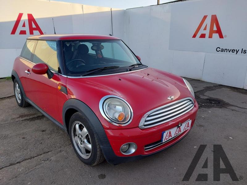 2009 MINI HATCH ONE 1397cc PETROL MANUAL 6 Speed 3 DOOR HATCHBACK