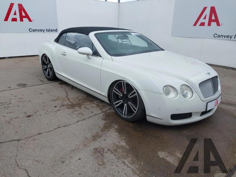 2008 BENTLEY CONTINENTAL GTC 5998cc TURBO PETROL AUTOMATIC 6 Speed 2 DOOR CONVERTIBLE
