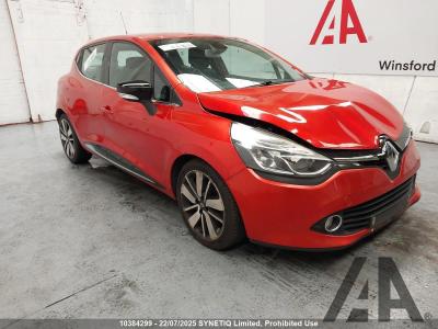 Image of 2015 RENAULT CLIO DYNAMIQUE S MEDIANAV ENERGY DC 1461cc TURBO DIESEL MANUAL 5 Speed 5 DOOR HATCHBACK