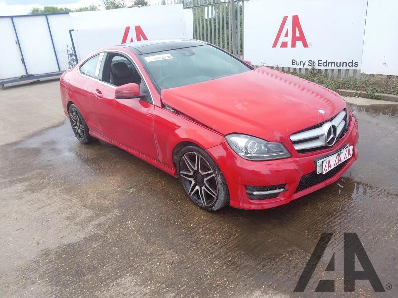 2012 MERCEDES C-CLASS C180 BLUEEFFICIENCY AMG SPORT 1595cc TURBO PETROL AUTOMATIC 2 DOOR COUPE