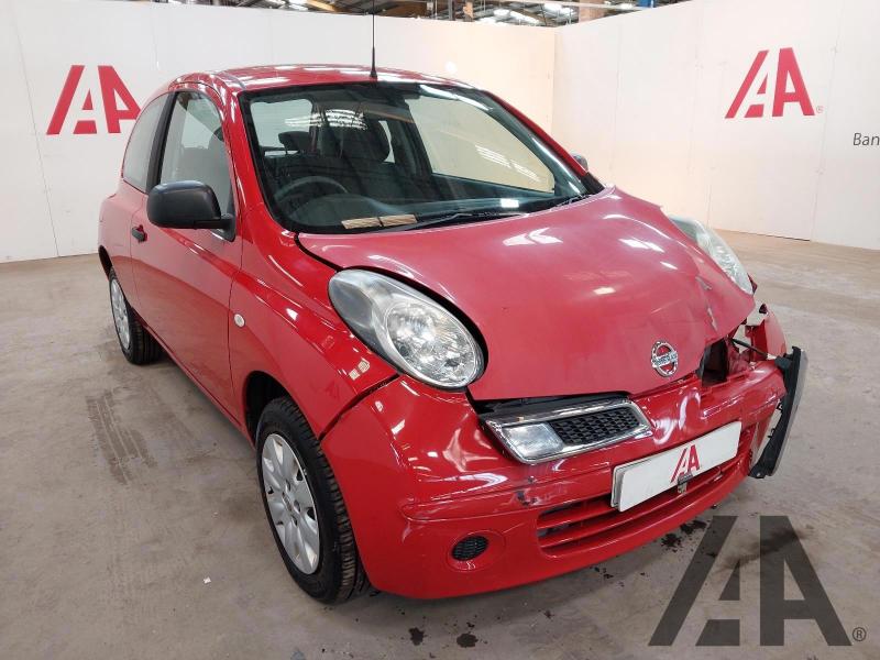 2010 NISSAN MICRA VISIA 1240cc PETROL MANUAL 5 Speed 3 DOOR HATCHBACK