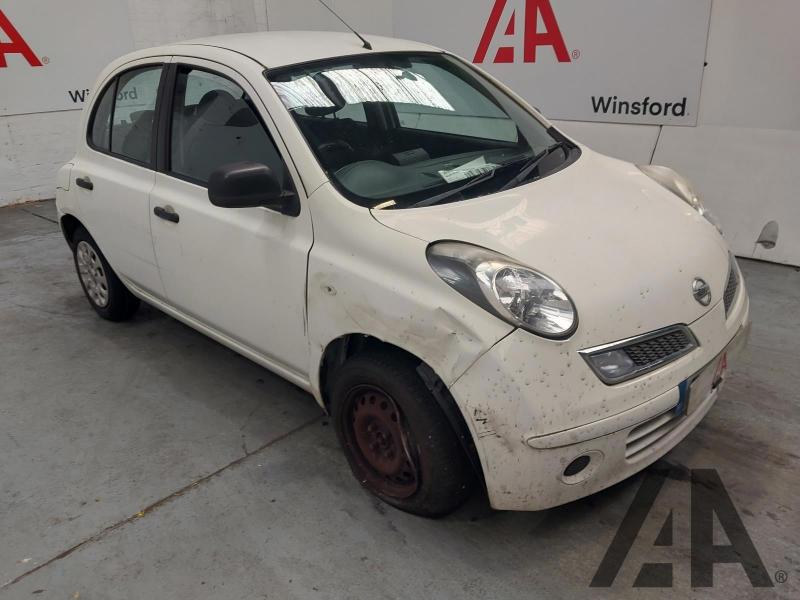 2010 NISSAN MICRA VISIA 1240cc PETROL MANUAL 5 Speed 5 DOOR HATCHBACK