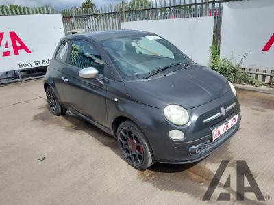 Image of 2011 FIAT 500 MATT BLACK 1368cc PETROL MANUAL 3 DOOR HATCHBACK