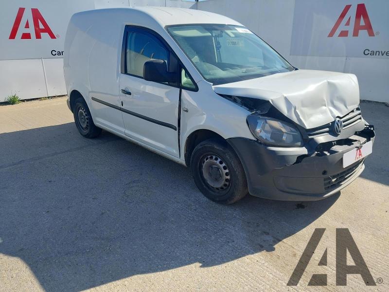 2012 VOLKSWAGEN CADDY C20 TDI 102 1598cc TURBO DIESEL MANUAL 5 Speed 5 DOOR PANEL VAN