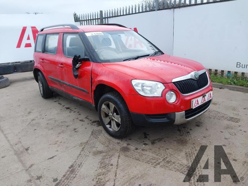 2012 SKODA YETI S TDI CR 4X4 1968cc TURBO DIESEL MANUAL 5 DOOR HATCHBACK