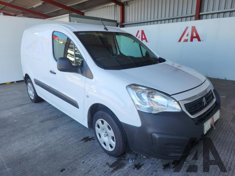 2018 PEUGEOT PARTNER BLUE HDI PROFESSIONAL L1 1560cc TURBO DIESEL MANUAL 5 Speed PANEL VAN