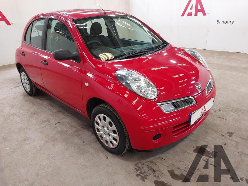 2008 NISSAN MICRA VISIA 1240cc PETROL MANUAL 5 Speed 5 DOOR HATCHBACK
