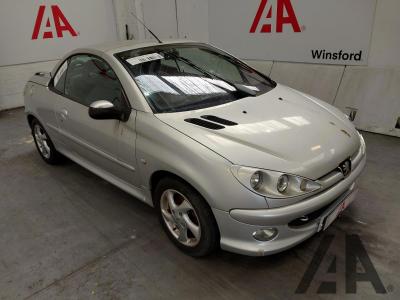 Image of 2003 PEUGEOT 206 COUPE CABRIOLET S 1587cc PETROL MANUAL 5 Speed 2 DOOR CONVERTIBLE
