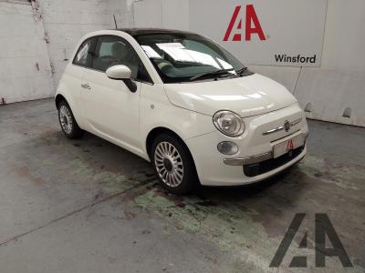 Image of 2012 FIAT 500 LOUNGE 1242cc PETROL MANUAL 3 DOOR HATCHBACK